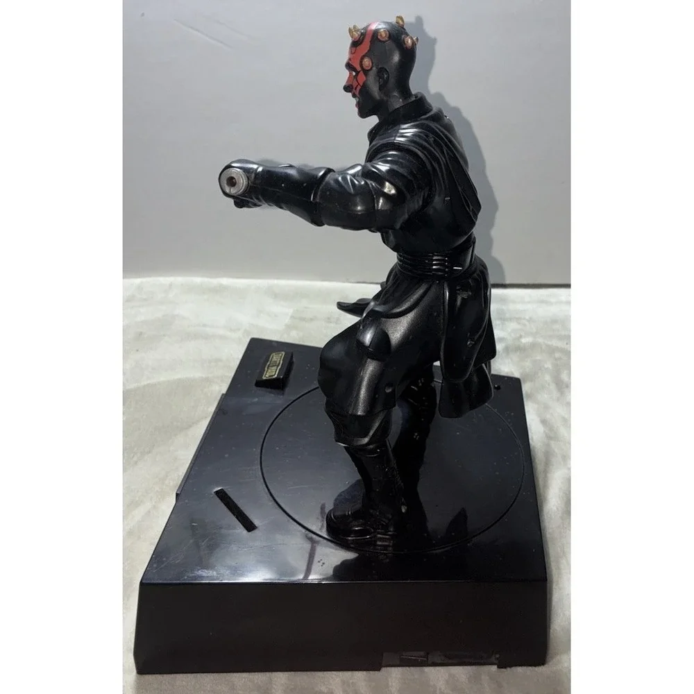 Darth Maul‎ Coin Bank Interactive Talking Thinkway Toys Star Wars Episode 1 Vtg